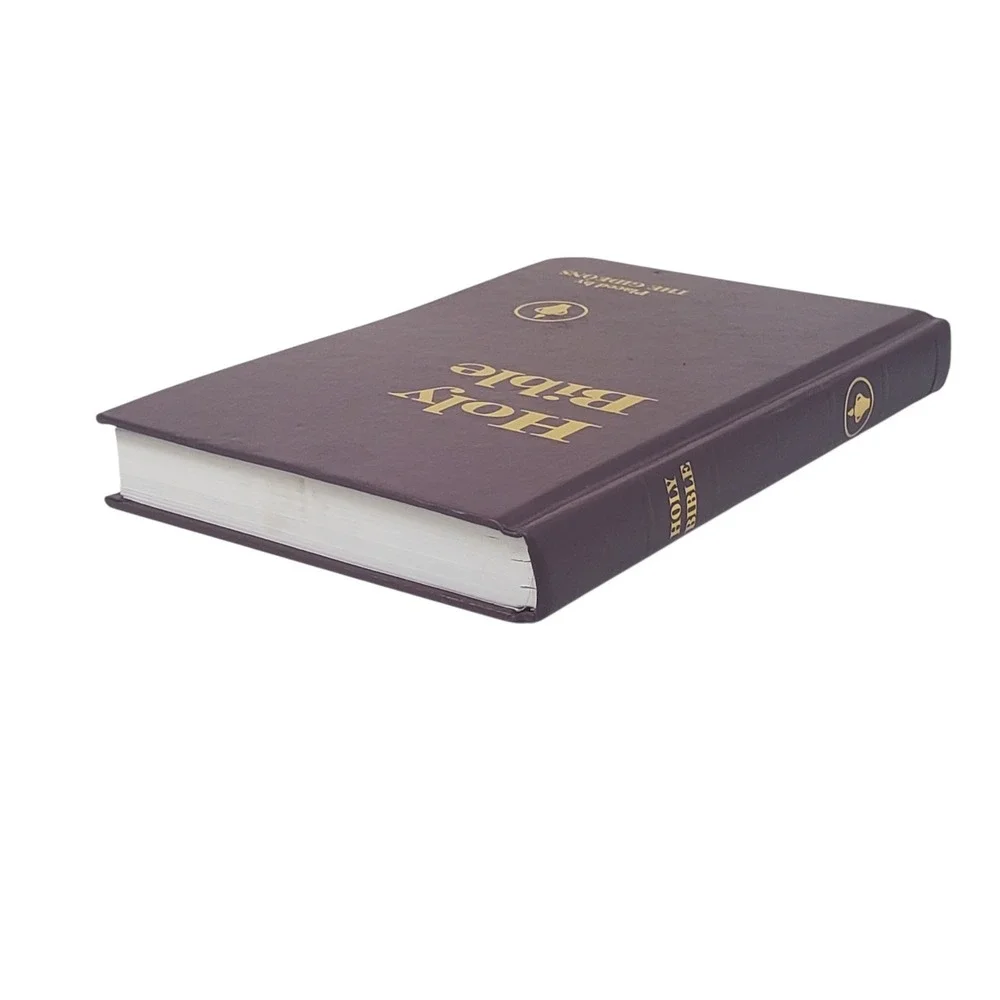 The Gideons Holy Bible KJV Hardcover Burgundy Gold Lettering King James Version - Picture 5 of 6
